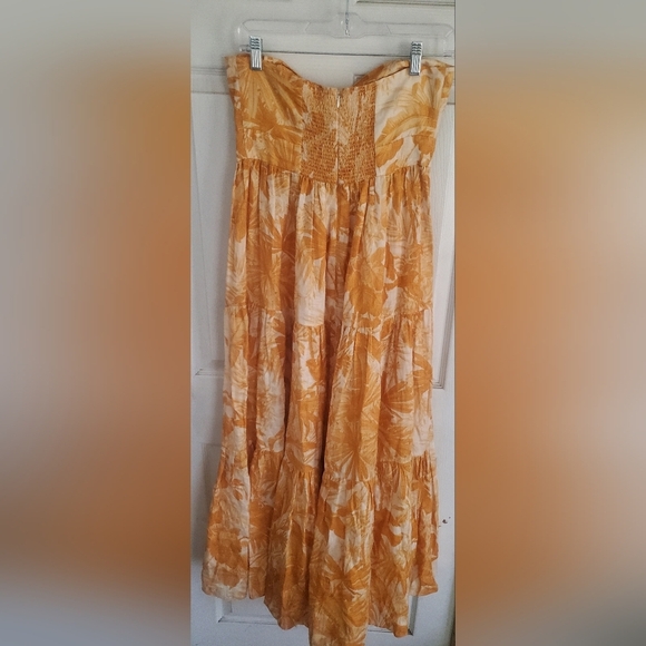 Zimmerman Mae Tie Tiered All Over Floral Print Maxi Dress, Size 2 100% Linen - Picture 8 of 12